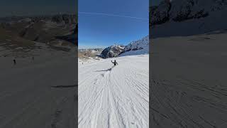 Pitztaler Gletscher Snowboard Carving snow snowboarding pitztal [upl. by Nilak]