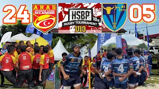 HSBP 10’s RUGBY TOURNAMENT U13 SEMIFINAL PLATE BETWEEN ARAS VS VICTORIA INSTITUTION VI [upl. by Einnad]