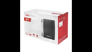 Unboxing of Hikvision UPS 1000VA 600W [upl. by Bartle]