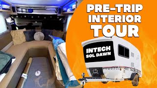 SOL DAWN PRETRIP INTERIOR TOUR  INTECH TRAVEL TRAILER [upl. by Salisbarry]