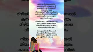 mizhiyina njan adakkumbol songlyrics mappilappattu shortvideo trending status viral [upl. by Cariotta565]