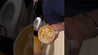 First Rosetta Latte Art Try shorts [upl. by Aufmann291]