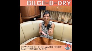 BILGEBDRY Low Profile Bilge Water Pickup  Maintenance amp Tips [upl. by Dnalevets817]