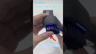 shorts hairstraightening hairbrushing straighthair amazon CozyZen Cordless Hair Straightener [upl. by Ramon]