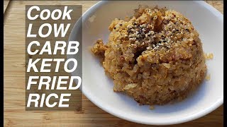 Lose Weight KETO How to Cook Low Carb Konjac Miracle Shirataki Fried Rice [upl. by Anaigroeg339]