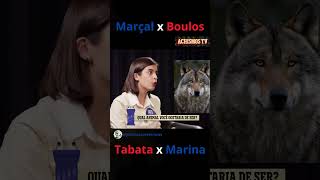 Tabata x Marçal x Boulos x Marina  Qual animal seria  shorts pablomarçal tabataamaral boulos [upl. by Gillead180]