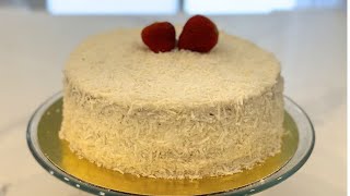 EASY Coconut Cake Recipe [upl. by Allecnirp]