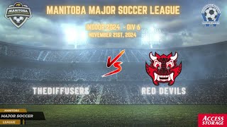 November 21st WSF Div 6 Diffusers vs Red Devils [upl. by Becker478]