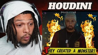 SLIM AND EM MERGED  Eminem  Houdini Reaction [upl. by Nalahs]