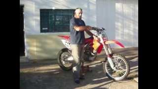 HONDA CRf450R AL CORTE [upl. by Trever474]