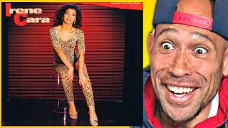 Rapper FIRST time REACTION to Irene Cara  Flashdance What A Feeling [upl. by Yrtnahc]