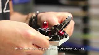 ATK TUTORIAL  SOSTITUZIONE DELLO SKI STOPPER  HOW TO REPLACE THE SKIBRAKE [upl. by Wonacott27]