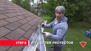 How to Install Gutter Protection 10 Steps [upl. by Lebasiram]