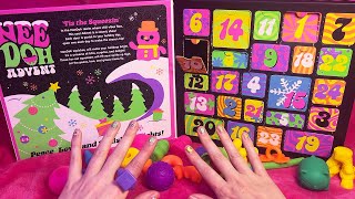 ASMR Nee Doh Squishy Advent Calendar Unboxing Whispered [upl. by Eat]