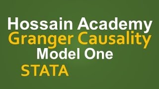 Granger Causality Test Model One STATA [upl. by Kcirrek]