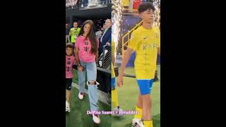 Delfina Suarez × Ronaldo Jr ❤️cristianoronaldo cr7 ronaldo [upl. by Adok]