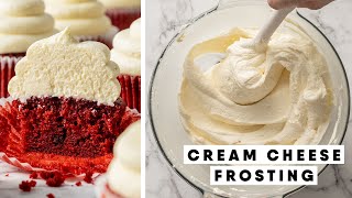 Not Too Sweet Cream Cheese Frosting Recipe [upl. by Waldron871]