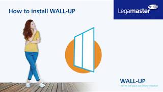 Legamaster WallUp installation video [upl. by Llehcal]