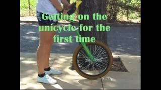 Unicycle first steps [upl. by Hermia]