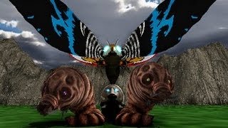 MMD Godzilla  Mothras Revenge Trailer Forgotten trashed project [upl. by Argus342]