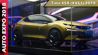 Tata 45X X451 Concept at Auto Expo 2018  ICN Studio [upl. by Otanutrof]