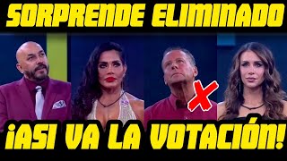 ¡SORPRENDE ELIMINADO ASI VAN LAS VOTACIONES  LA CASA DE LOS FAMOSOS EN VIVO [upl. by Sissy]