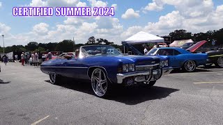 Things Heat Up at the Certified Summer Car Show 2024 Custom Cars Trucks and Bikes on WhipAddict [upl. by Ainadi120]