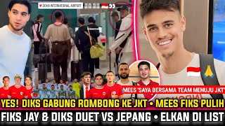 🔴 KABAR BAIK LANGSUNG BISA DEBUT YES Duet Jay amp Diks Masuk VS jepangMalam2 Rombongan Timnas OTW [upl. by Olgnaed]