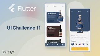 Flutter UI Challenge 11  Part 12 [upl. by Bergmann415]