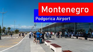 Review of Podgorica Airport Montenegro Budget train Bar  Podgorica [upl. by Ytirev]