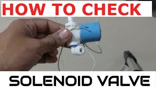 Solenoid Valve How To Check its fault in reverse osmosis water purifers [upl. by Nunes682]