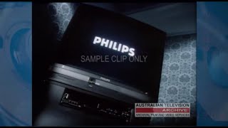 PHILIPS Super Screen CRT With Teletext  Classic TV Commercial [upl. by Oys285]