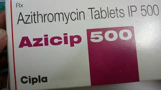 Azicip 500 MG Tablet Full Review [upl. by Gar379]