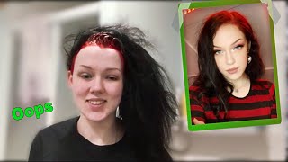 Dying My Roots Red with Box Dye [upl. by Pelson]