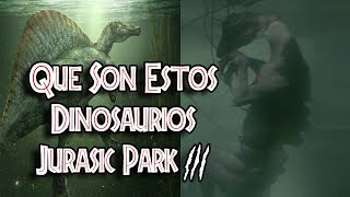 ¿Que eran los fetos de Jurassic Park III  Teoría del spinosaurus CON LEO T REX [upl. by Tnayrb]