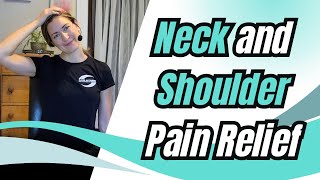 Neck and Shoulder Pain Relief  Stretches for Seniors [upl. by Crispen]