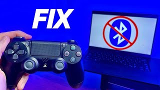 PS4 Controller Wont Connect on PC Fix Bluetooth PAIRING Error [upl. by Arima]