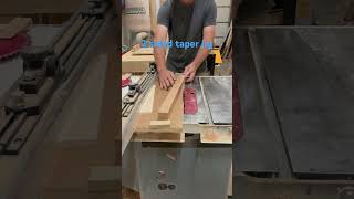 2 sided taper jig for table legs woodworking [upl. by Elenahc641]