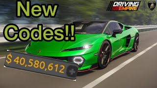 New Driving Empire Codes 2024 [upl. by Aryt]