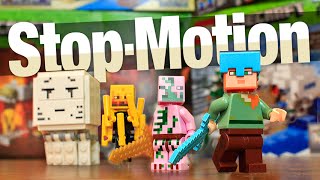 4 NEW MINECRAFT LEGO SETS Animation amp Review [upl. by Ierdna]