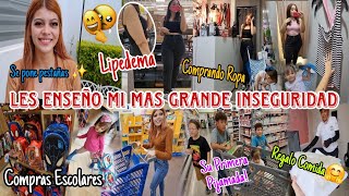 LIPEDEMA💔MI MAS GRANDE INSEGURIDAD😔SE PONE PESTAÑAS👩🏽‍🦰SU PRIMERA PIJAMADA👱🏻COMPRAS ESCOLARES🎒 [upl. by Tanitansy]