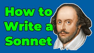 How to Write a Sonnet  Write your own Shakespearean sonnet [upl. by Derfla]