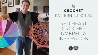 Red Heart Crochet Umbrella Inspiration [upl. by Genny]