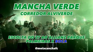 Meia Cancha FC  Mancha Verde no corredor do CT ao Allianz Parque [upl. by Pren]