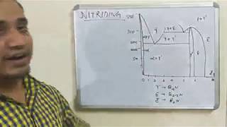 Gas Nitriding with Fe N phase diagram [upl. by Aciretnahs]