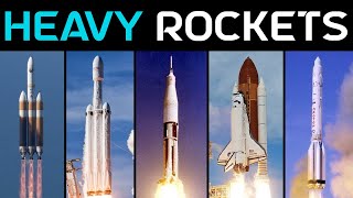 ℍ𝕖𝕒𝕧𝕪𝕃𝕚𝕗𝕥 Rocket Launch Compilation [upl. by Laforge]