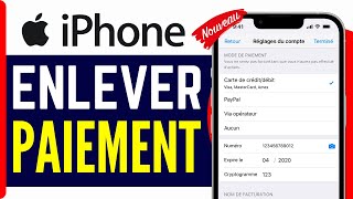 Comment Enlever Le Mode Paiement Sur Iphone  En 2024 [upl. by Orpha733]