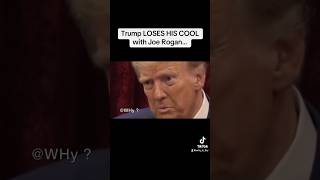 Donald Trump loses his cool with Joe Rogan… trump donaldtrump joerogan rogan jre trumprogan [upl. by Paik]