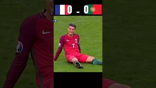 France vs Portugal Final euro 2016history pertandingan Cristiano Ronaldo moments football shorts [upl. by Berns]