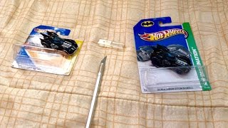 Como abrir un carro de Hot Wheels sin dañar el blister [upl. by Yeldnarb312]